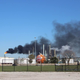 Flaring at Marathon’s Detroit refinery. Image: Emma Lockridge